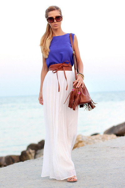 How to Wear White Maxi Skirt - Search for White Maxi Skirt | Chictop