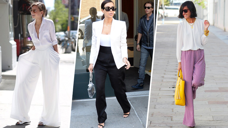 How to Wear Wide-Leg Pants This Season: 6 Styling Tricks | StyleCast