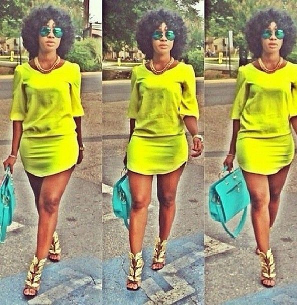Find Out Where To Get The Dress | Fashion, Neon dresses, Cute outfi