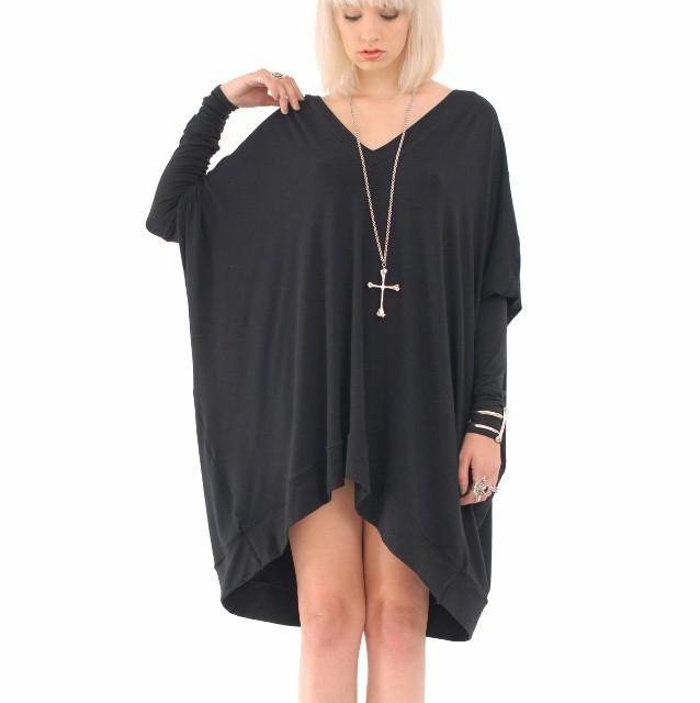 long sleeved oversized t-shirt dress outfit