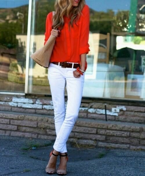 13 Cheerful Orange Shirt Outfit Ideas for Women - FMag.c