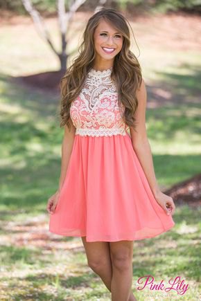 pale yellow and blushing pink two-tone mini dress with a fit and flap top