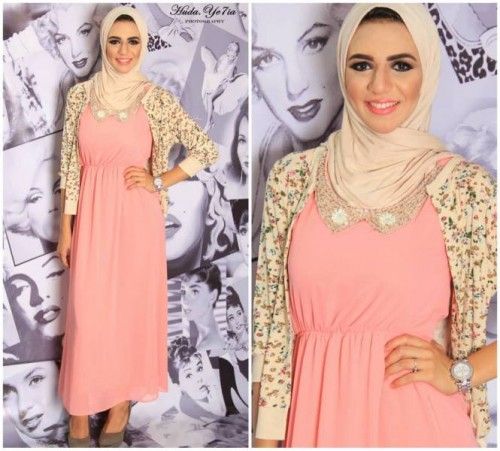 Casual hijab outfits by Jolie store | Long dress outfits, Hijabi .