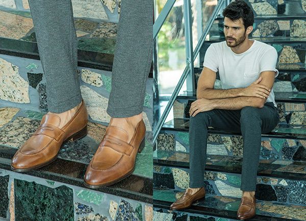 Penny Loafer Cuoio Antique | Loafers men, Loafers men outfit, Loafe