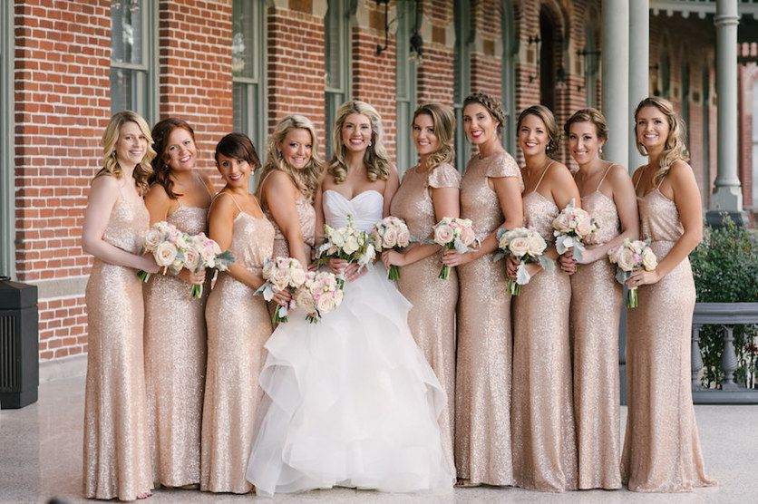 Elegant, Rose Gold and Champagne Downtown Tampa Wedding | The .