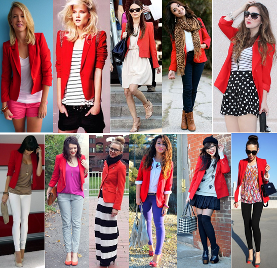 Welcome - Pop of Style | Red blazer outfit, Red blazer, Wearing r