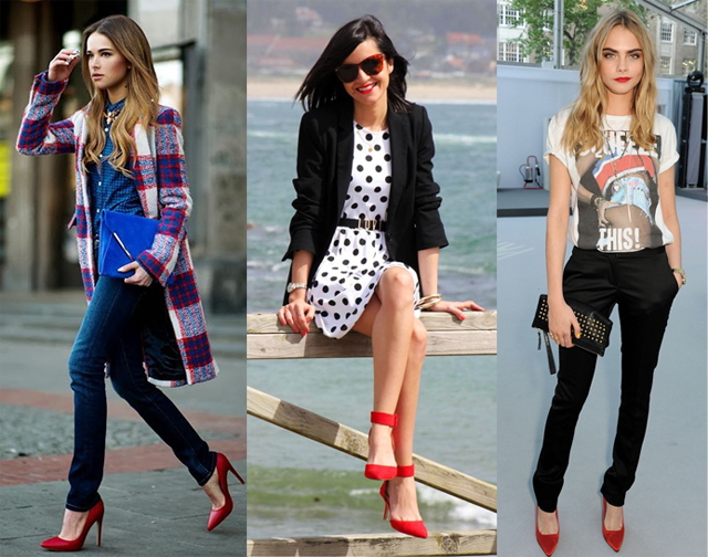 What to Wear with Red Heels in 2021? Outfit Ideas for Red Pumps .