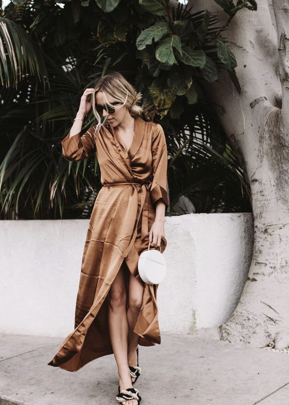 Silk Wrap Dress: 15 Chic and Trendy Outfit Ideas - FMag.c