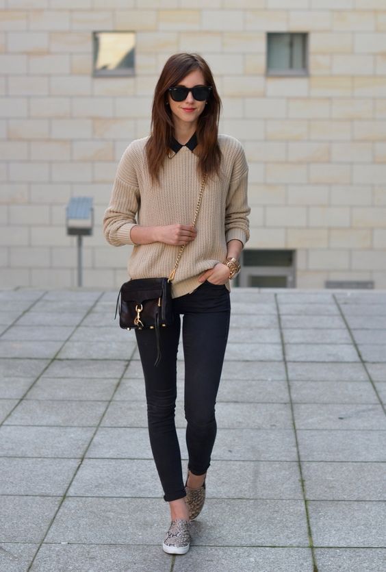 23 Cute Outfits To Wear With Slip-On Sneakers For Chic Lo