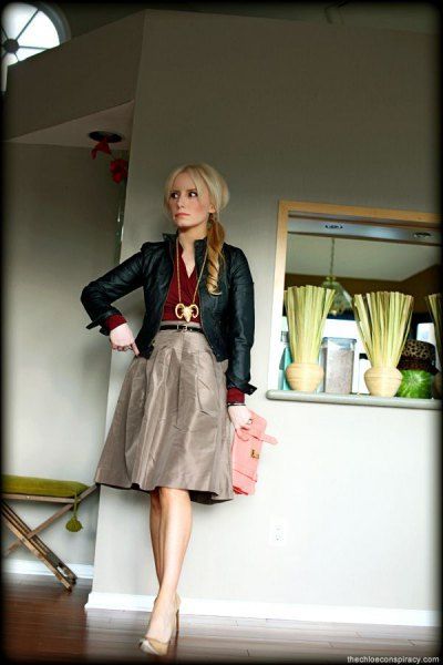 Taffeta Skirt Outfit Ideas - kadininmodasi.org in 2020 | Fashion .
