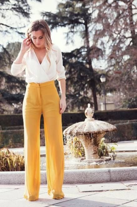 Wedding Guest Trousers Outfit Wide Legs 16 Ideas | Wedding guest .