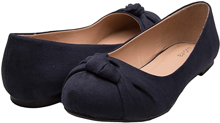Amazon.com | Luoika Women's Wide Width Flat Shoes - Comfortable .