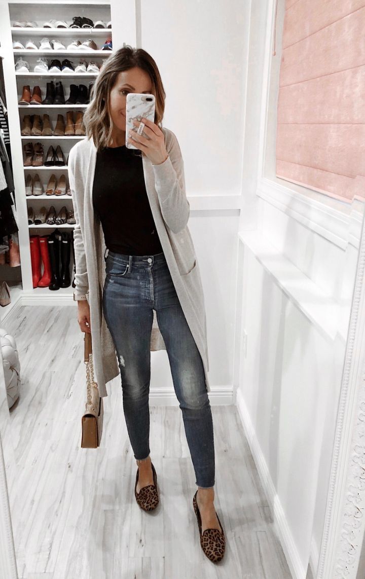 Duster Sweater Outfit Ideas
