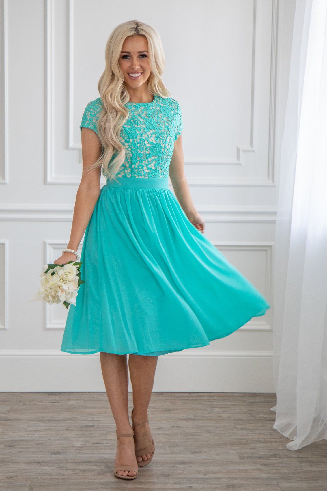 How To Style Aqua Blue Dress