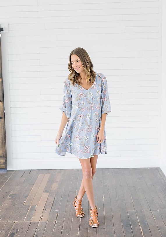 How To Style Baby Blue Dress