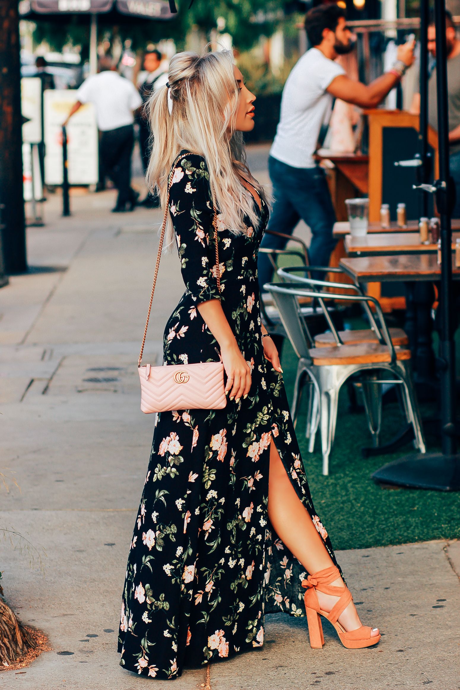 How To Style Black Floral Dress