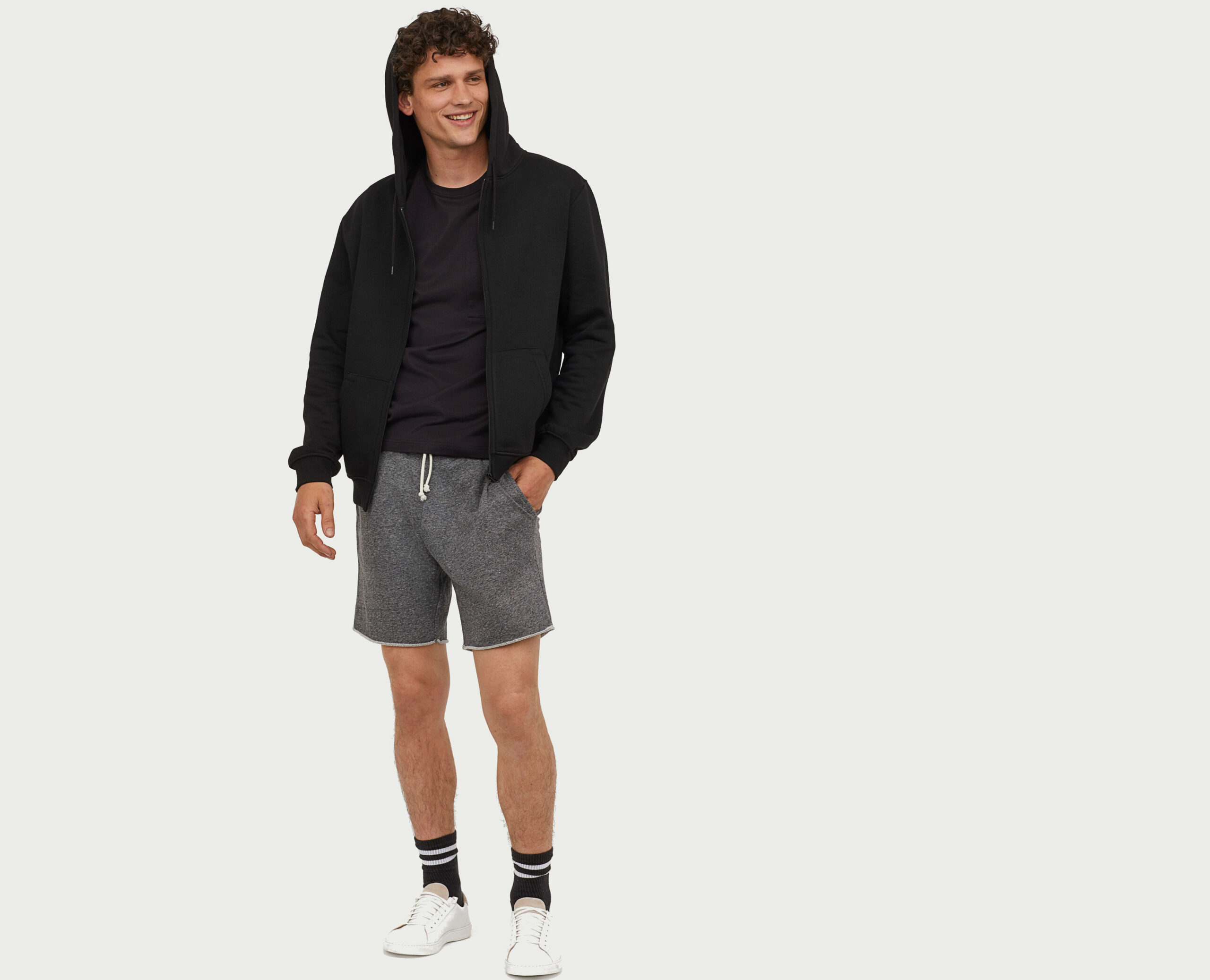 How To Style Black Sweat Shorts