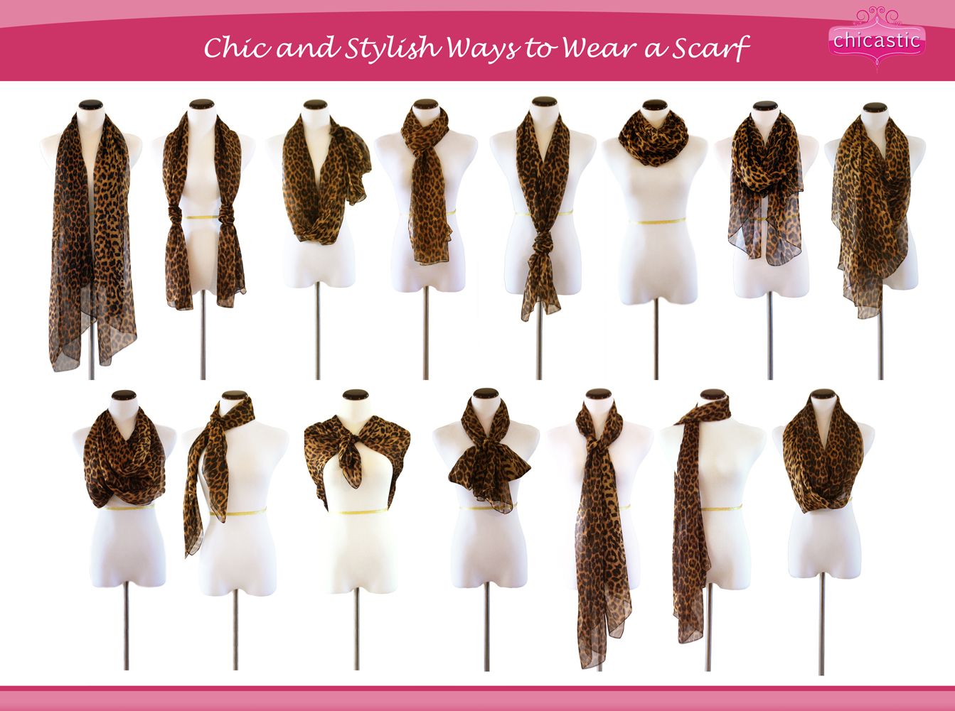 How To Style Chiffon Scarf