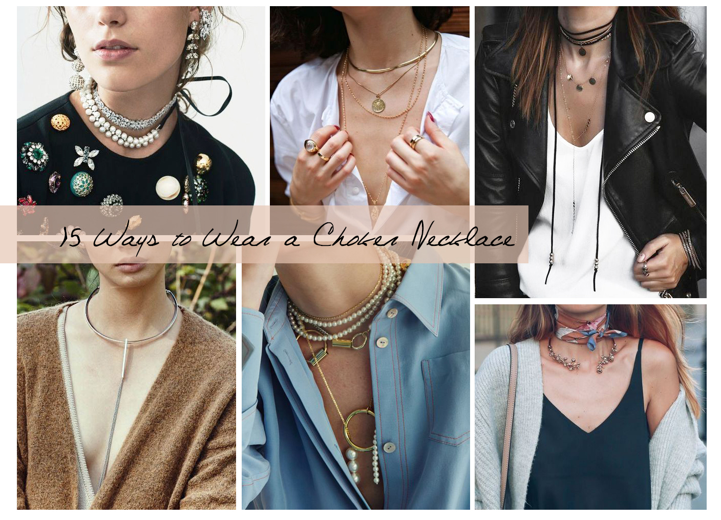 How To Style Choker Necklace