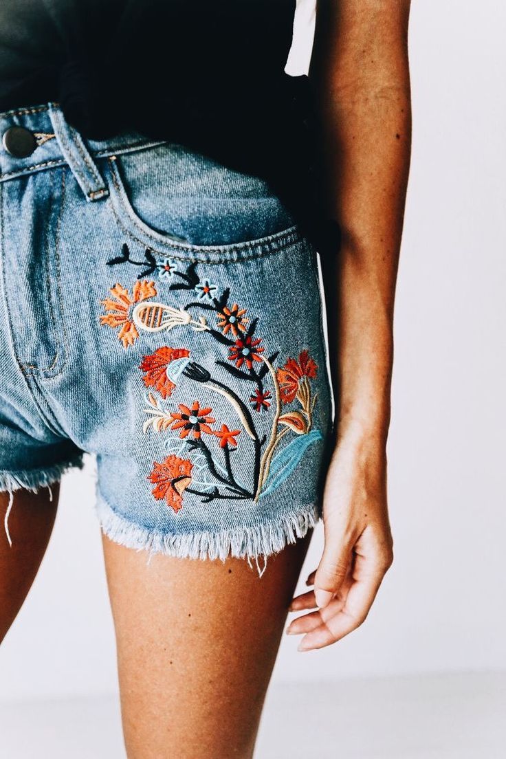 How To Style Embroidered Shorts