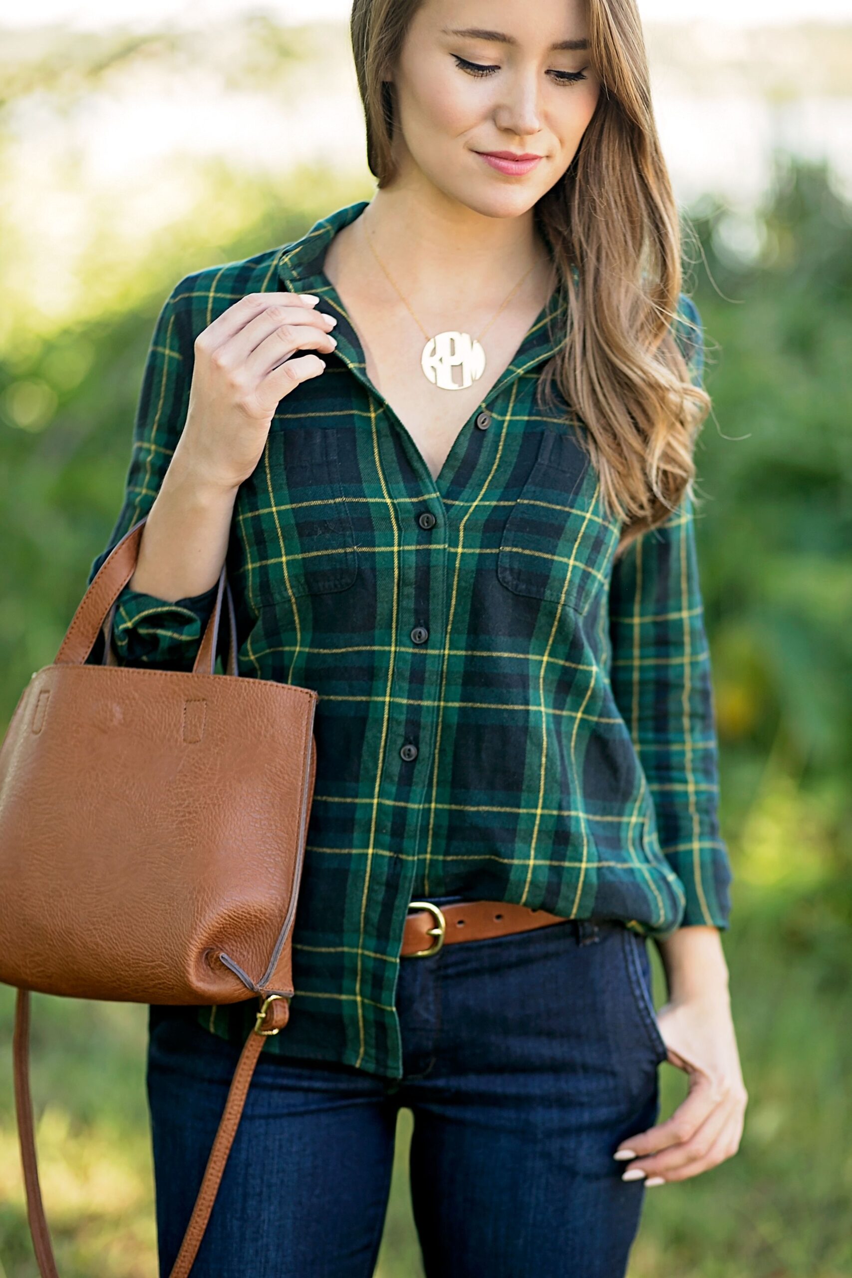 How To Style Green Plaid Shirt