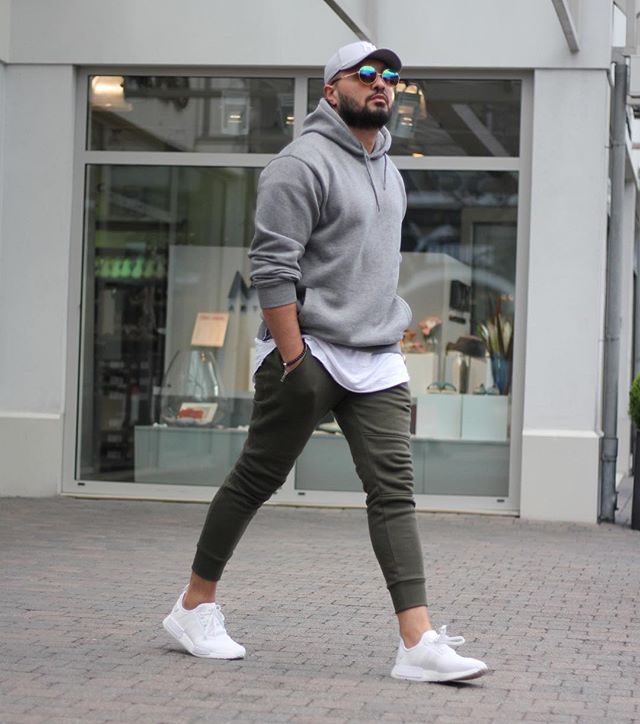 How To Style Grey Hoodie