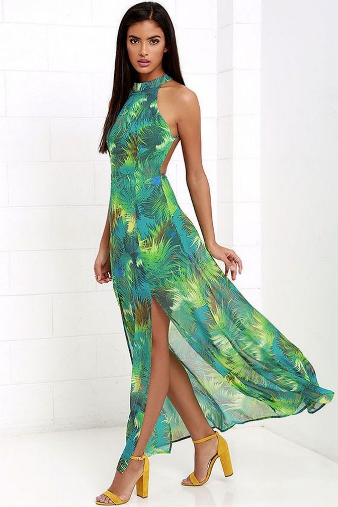 How To Style Hawaiian Print Dress