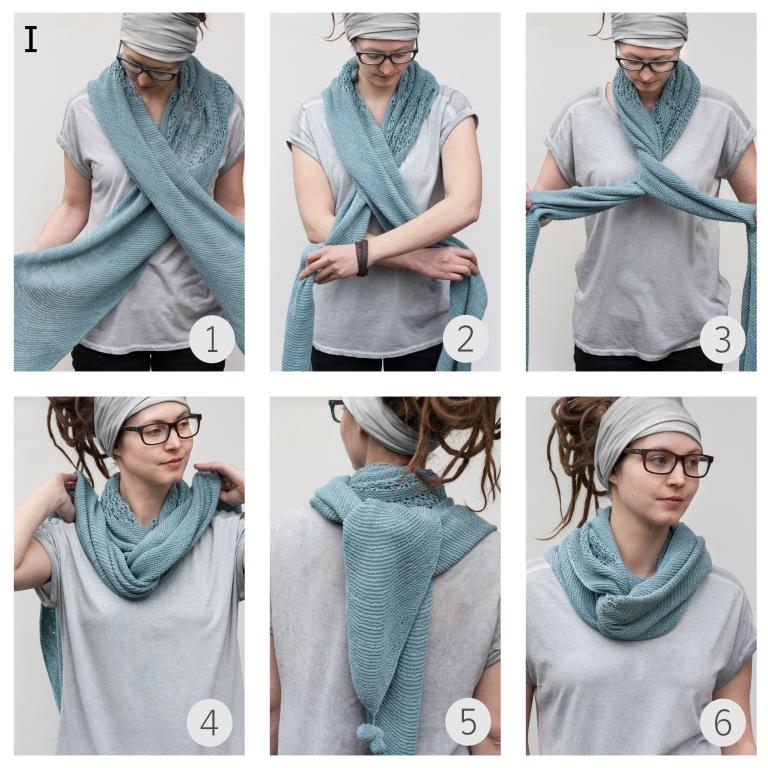 How To Style Knitted Shawl