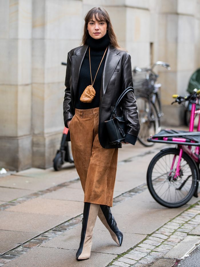 How To Style Leather Blazer