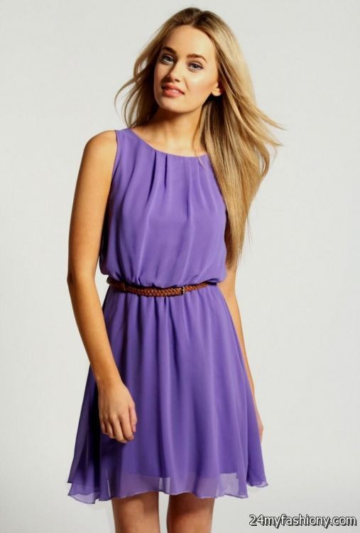 How To Style Purple Sundress