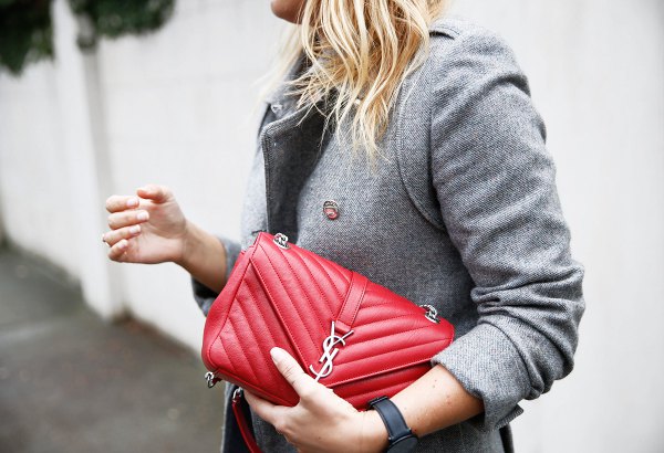 How To Style Red Clutch Bag