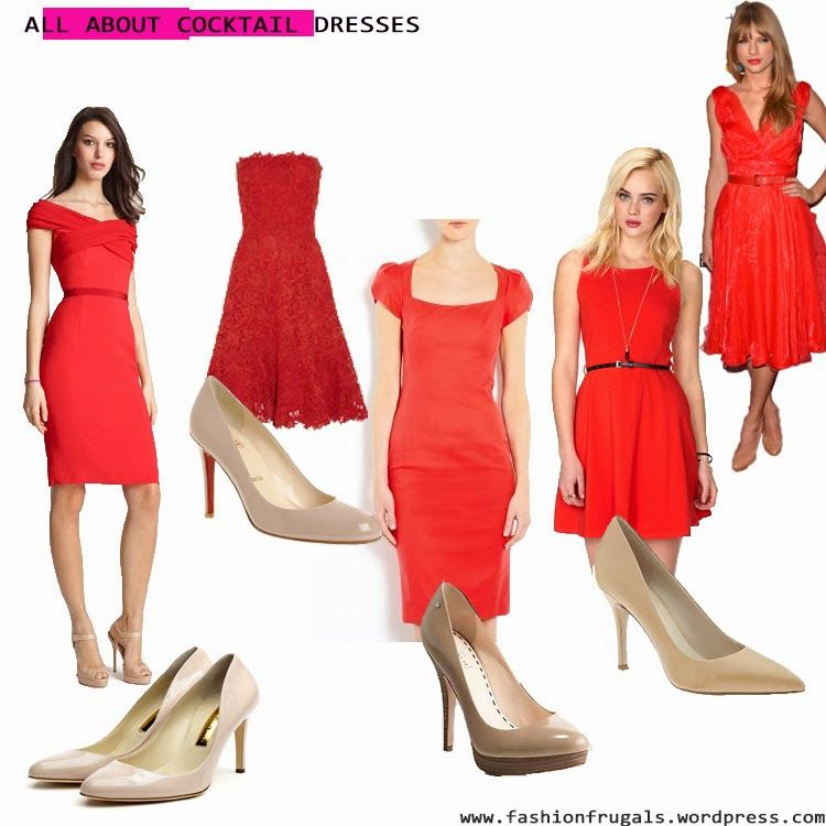 How To Style Red Cocktail Dress