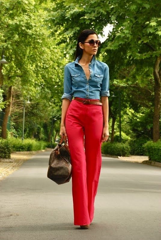 How To Style Red Pants