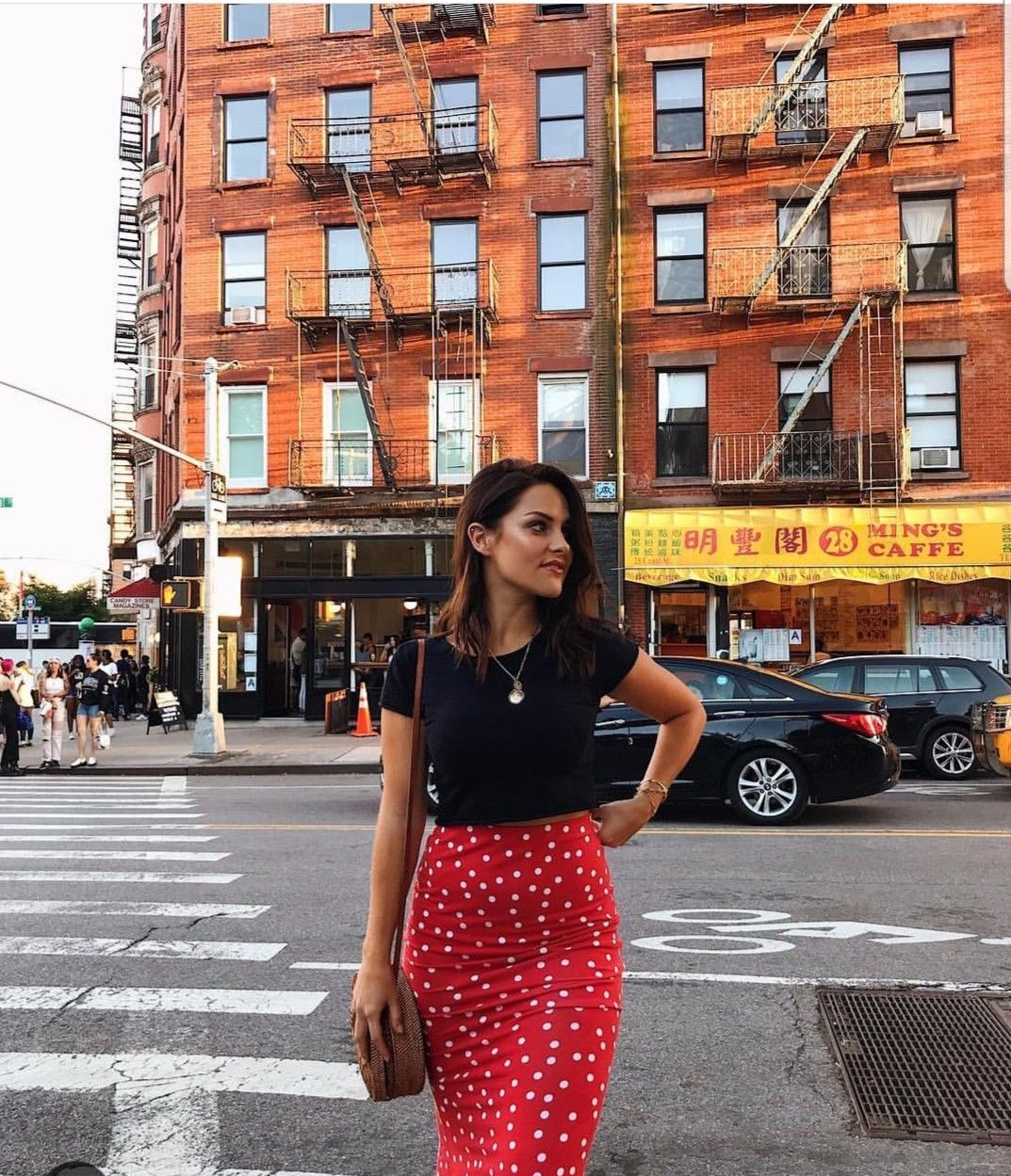 How To Style Red Polka Dot Skirt
