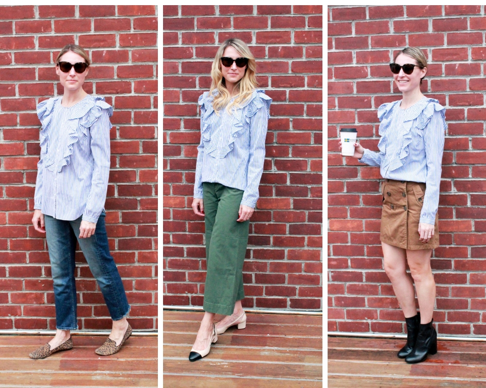 How To Style Ruffle Shirt