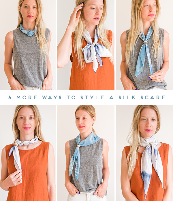 How To Style Silk Choker Scarf