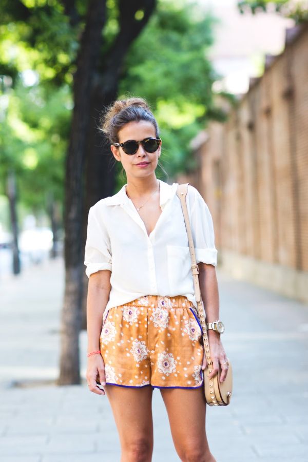How To Style Silk Shorts