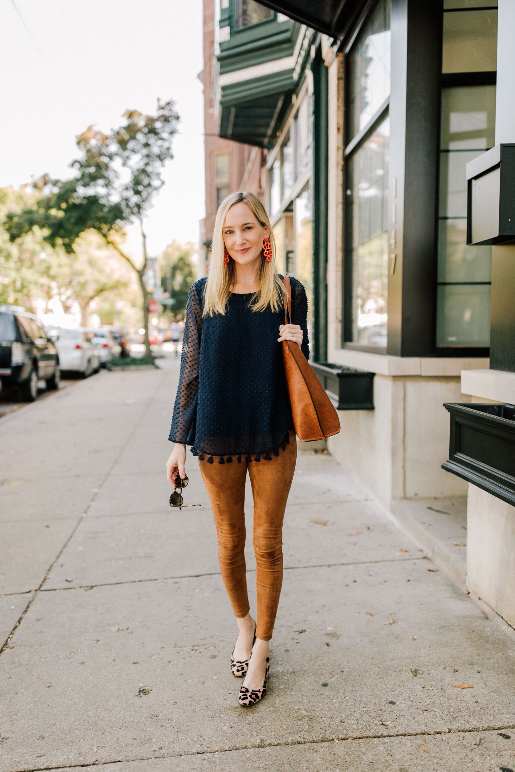 How To Style Suede Leggings
