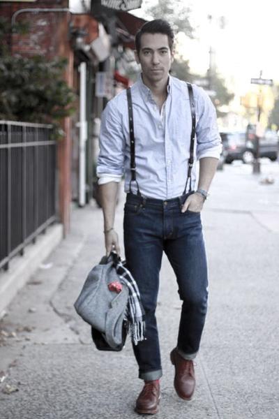 How To Style Suspender Jeans