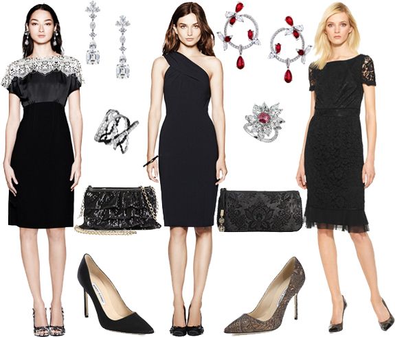 How To Wear Black Cocktail Dress