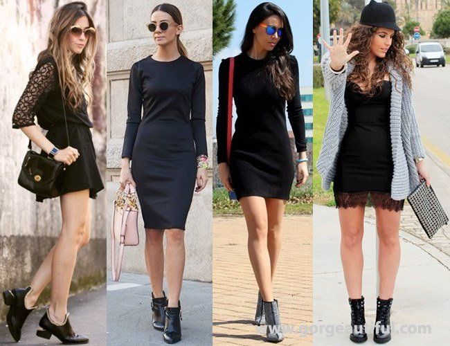 How To Wear Black Short Boots