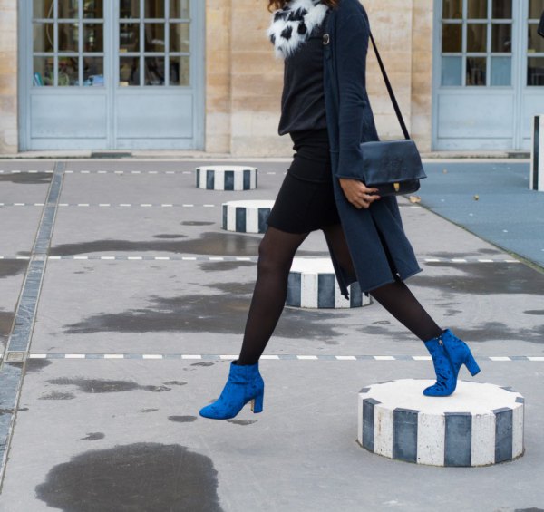 How To Wear Blue Boots