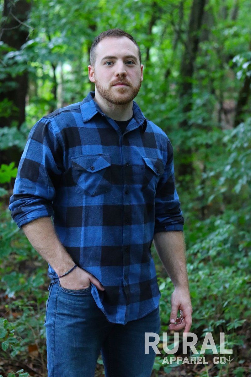 How To Wear Blue Flannel Shirt