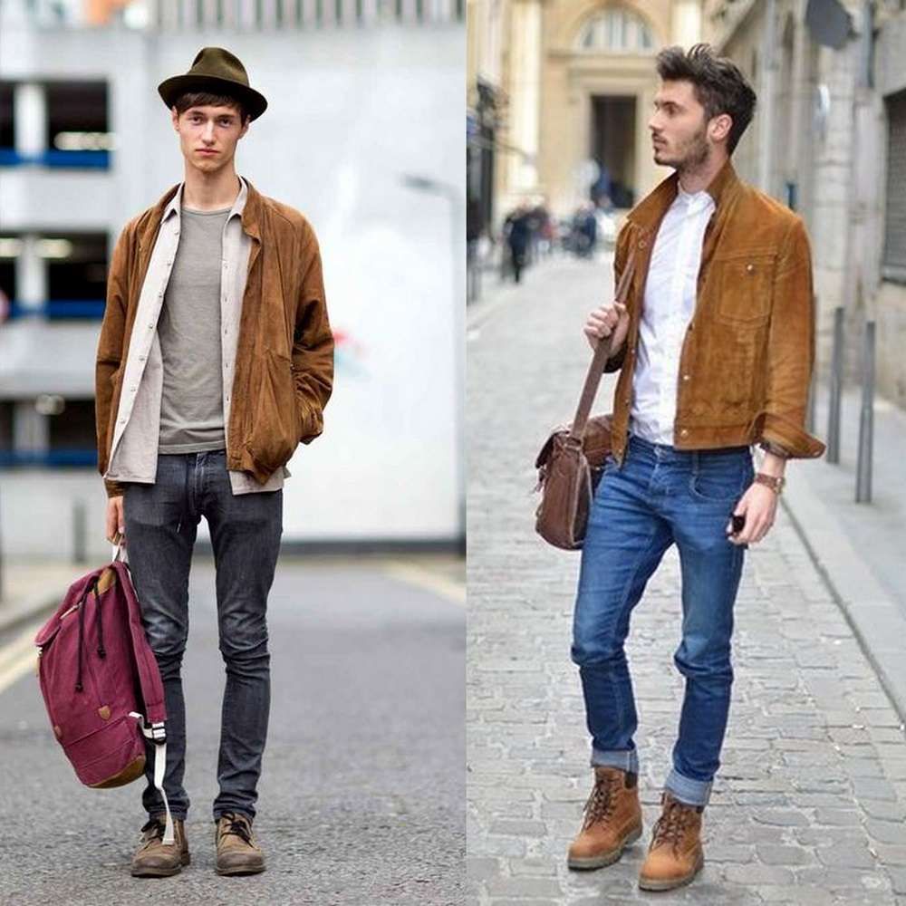 How To Wear Brown Suede Jacket