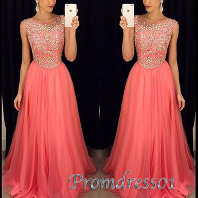 How To Wear Coral Prom Dress
