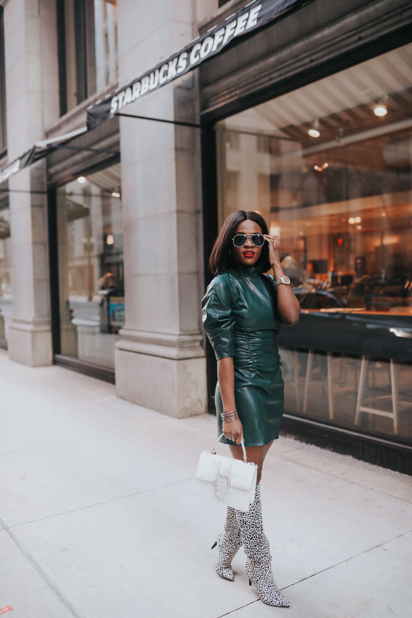 How To Wear Faux Leather Dress