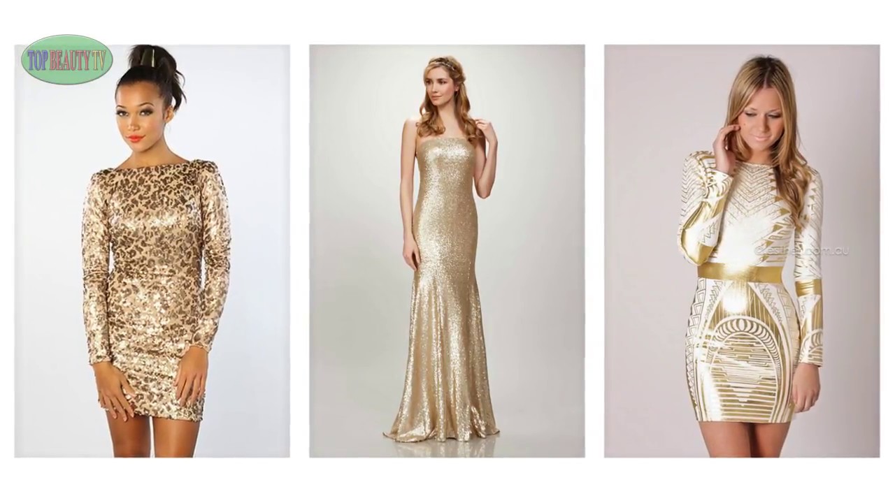 How To Wear Gold Sequin Dress