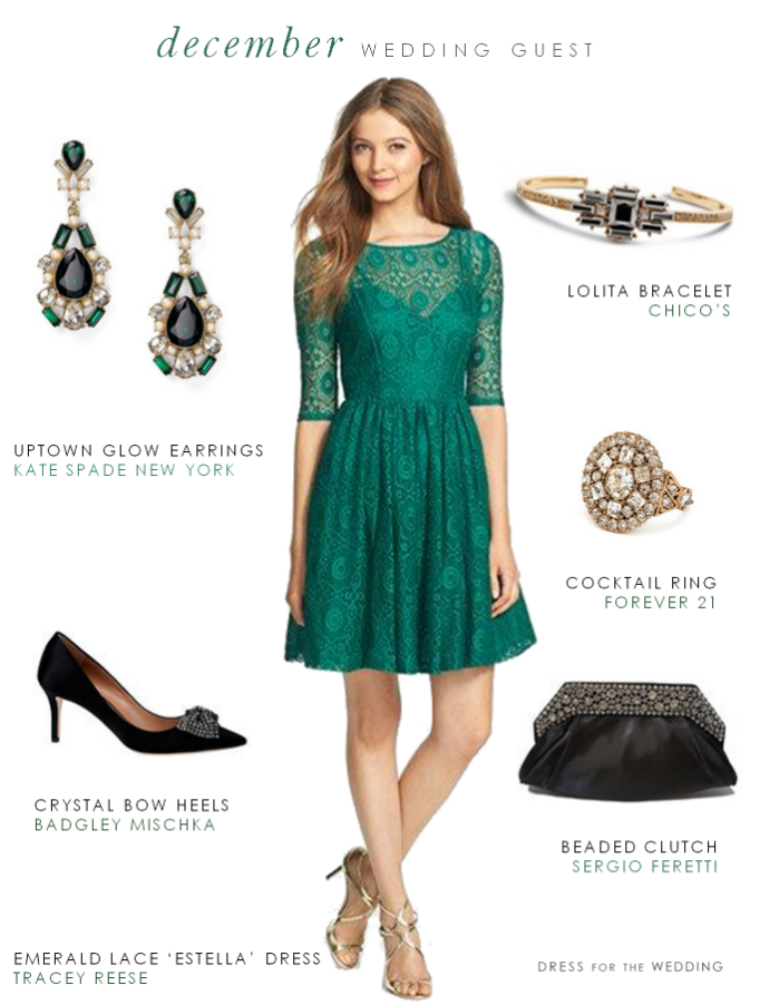 How To Wear Green Cocktail Dress