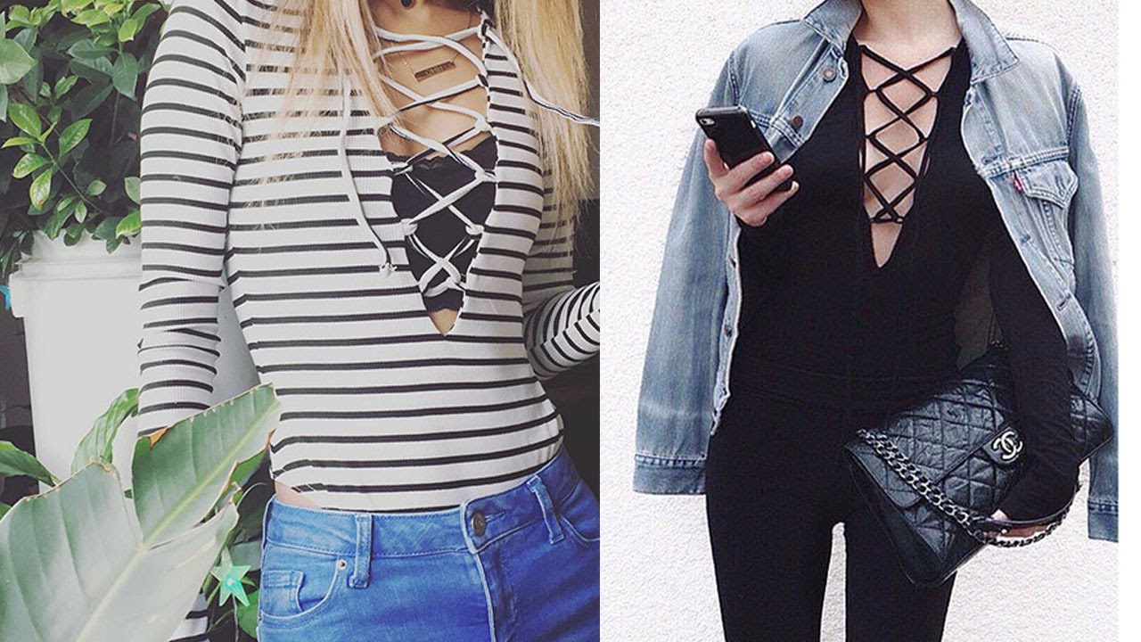 How To Wear Lace Up Shirt