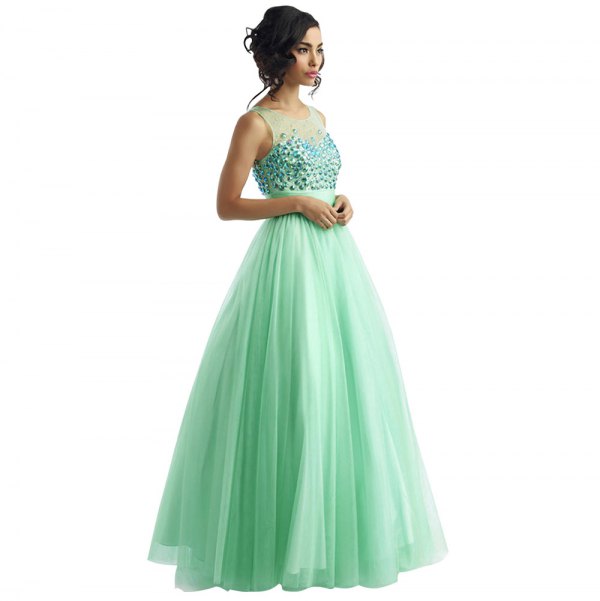 How To Wear Mint Green Prom Dress